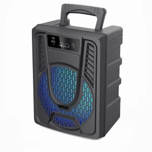 EL MEJOR PARLANTE PORTÁTIL 8 PULGADAS GTS-1830 | BLUETOOTH, LUCES LED Y ENTRADA MICRÓFONO