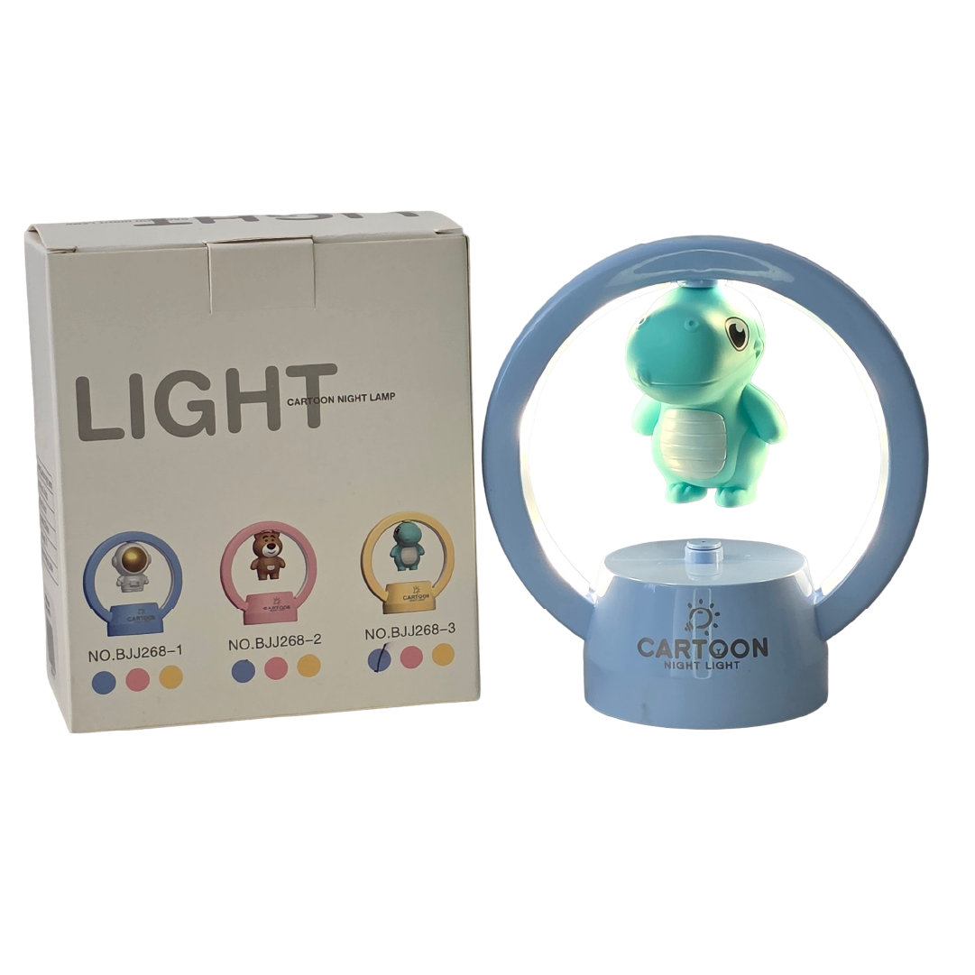 Lámpara de Mesa Infantil Dino (Celeste)