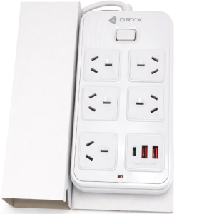 Zapatilla 2m 5 Salidas + 2USB + 1 Tipo C