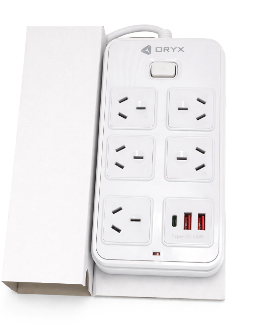 Zapatilla 2m 5 Salidas + 2USB + 1 Tipo C